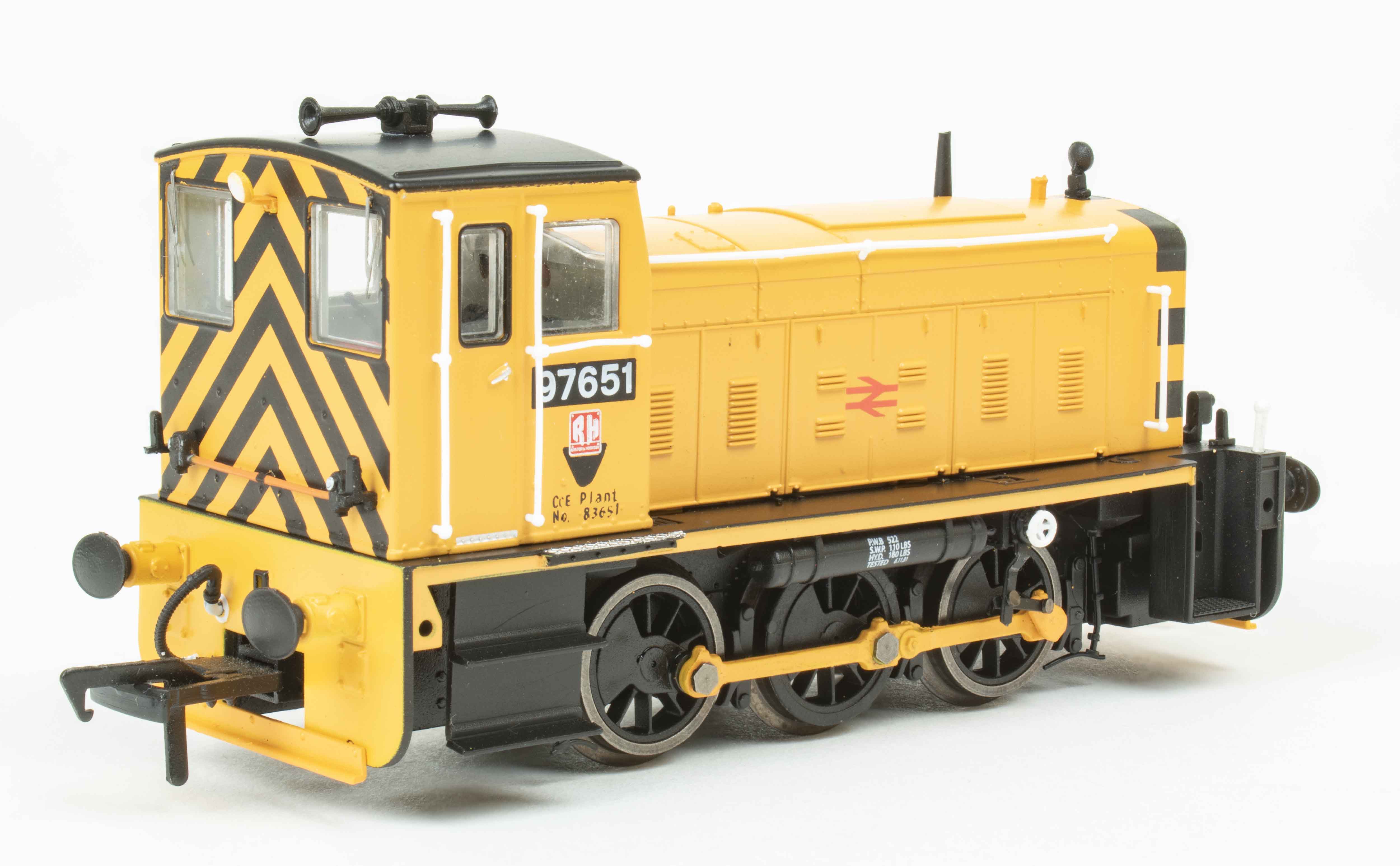 MR-405A Heljan Ruston 165DE PWM Diesel - 97 651 - BR Yellow
